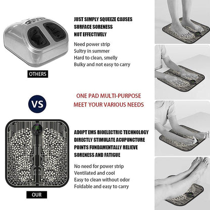 Remote-Controlled EMS Foot Massage Pad